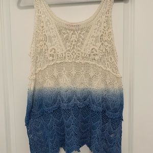Gorgeous lace hombre tank top
